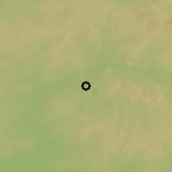 Shaded relief of the 49 km around Ust-Talovka, drawn from the GMTED2010 grid