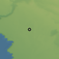 Shaded relief of the 52 km around Zhetybay, drawn from the GMTED2010 grid