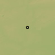 Shaded relief of the 50 km around Zhezkazgan, drawn from the GMTED2010 grid