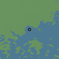 Shaded relief of the 50 km around Zhumysker, drawn from the GMTED2010 grid