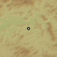 Shaded relief of the 50 km around Zyryanovsk, drawn from the GMTED2010 grid