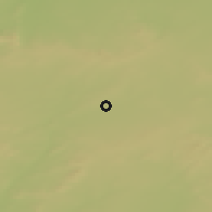 Shaded relief of the 48 km around Aydabul, drawn from the GMTED2010 grid