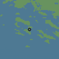 Shaded relief of the 50 km around Dzhangala, drawn from the GMTED2010 grid