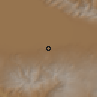 Shaded relief of the 53 km around Artsvanist, drawn from the GMTED2010 grid