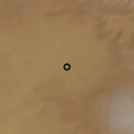 Shaded relief of the 53 km around Beniamin, drawn from the GMTED2010 grid
