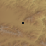 Shaded relief of the 53 km around Bovadzor, drawn from the GMTED2010 grid