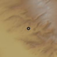 Shaded relief of the 53 km around Dashtaqar, drawn from the GMTED2010 grid