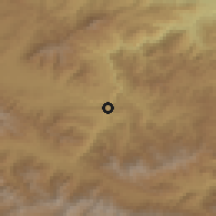 Shaded relief of the 53 km around Dsoragyugh, drawn from the GMTED2010 grid