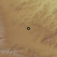 Shaded relief of the 53 km around Dsoramut, drawn from the GMTED2010 grid