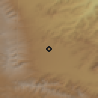 Shaded relief of the 53 km around Dsyunashogh, drawn from the GMTED2010 grid
