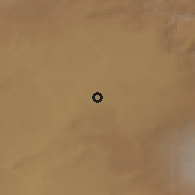 Shaded relief of the 53 km around Gusanagyugh, drawn from the GMTED2010 grid
