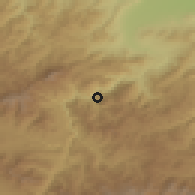 Shaded relief of the 53 km around Haghpat, drawn from the GMTED2010 grid