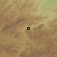 Shaded relief of the 53 km around Alaverdi, drawn from the GMTED2010 grid