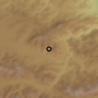 Shaded relief of the 53 km around Hovnanadzor, drawn from the GMTED2010 grid
