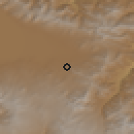 Shaded relief of the 53 km around Jaghatsadzor, drawn from the GMTED2010 grid