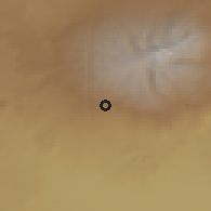 Shaded relief of the 53 km around Kaqavadsor, drawn from the GMTED2010 grid