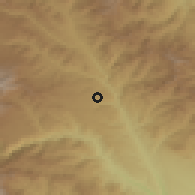 Shaded relief of the 53 km around Karnidzor, drawn from the GMTED2010 grid