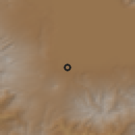 Shaded relief of the 53 km around Nerkin Getashen, drawn from the GMTED2010 grid