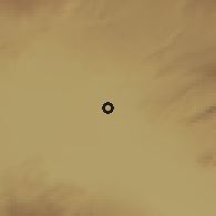 Shaded relief of the 53 km around Nizami, drawn from the GMTED2010 grid