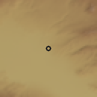 Shaded relief of the 53 km around Nor Khaberd, drawn from the GMTED2010 grid