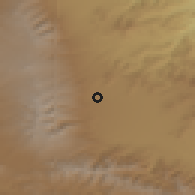 Shaded relief of the 53 km around Paghaghbyur, drawn from the GMTED2010 grid