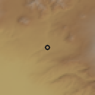 Shaded relief of the 53 km around Ptghni, drawn from the GMTED2010 grid