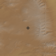 Shaded relief of the 53 km around Saragyugh, drawn from the GMTED2010 grid