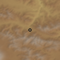 Shaded relief of the 53 km around Shahumyan, drawn from the GMTED2010 grid