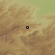 Shaded relief of the 53 km around Shamlugh, drawn from the GMTED2010 grid