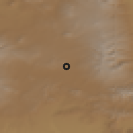 Shaded relief of the 53 km around Tavshut, drawn from the GMTED2010 grid