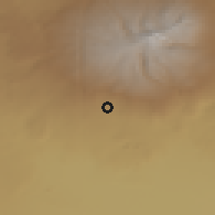 Shaded relief of the 53 km around Agarakavan, drawn from the GMTED2010 grid