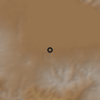 Shaded relief of the 53 km around Vaghashen, drawn from the GMTED2010 grid