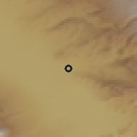 Shaded relief of the 53 km around Vanashen, drawn from the GMTED2010 grid
