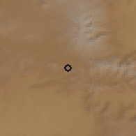 Shaded relief of the 53 km around Vardaghbyur, drawn from the GMTED2010 grid