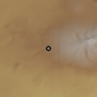 Shaded relief of the 53 km around Zovasar, drawn from the GMTED2010 grid