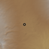 Shaded relief of the 60 km around Nyeri, drawn from the GMTED2010 grid