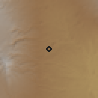 Shaded relief of the 60 km around Othaya, drawn from the GMTED2010 grid