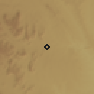 Shaded relief of the 60 km around Wote, drawn from the GMTED2010 grid