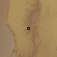 Shaded relief of the 60 km around Kabarnet, drawn from the GMTED2010 grid
