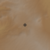 Shaded relief of the 60 km around Londiani, drawn from the GMTED2010 grid