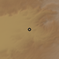 Shaded relief of the 60 km around Muhoroni, drawn from the GMTED2010 grid