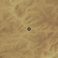 Shaded relief of the 53 km around Kapsan, drawn from the GMTED2010 grid