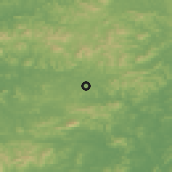 Shaded relief of the 54 km around Sinmak, drawn from the GMTED2010 grid