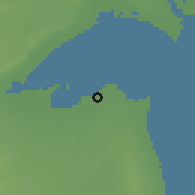 Shaded relief of the 56 km around aš-Šuwayẖ as-Sakaniyah, drawn from the GMTED2010 grid