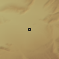 Shaded relief of the 53 km around Kara-Suu, drawn from the GMTED2010 grid