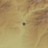 Shaded relief of the 53 km around Taşkömür, drawn from the GMTED2010 grid