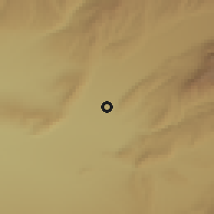 Shaded relief of the 53 km around Celalabad, drawn from the GMTED2010 grid