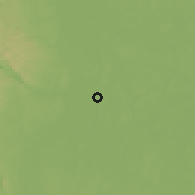 Shaded relief of the 59 km around Vientiane, drawn from the GMTED2010 grid