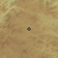 Shaded relief of the 58 km around Xam Nua, drawn from the GMTED2010 grid