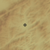Shaded relief of the 58 km around Nam Tha, drawn from the GMTED2010 grid